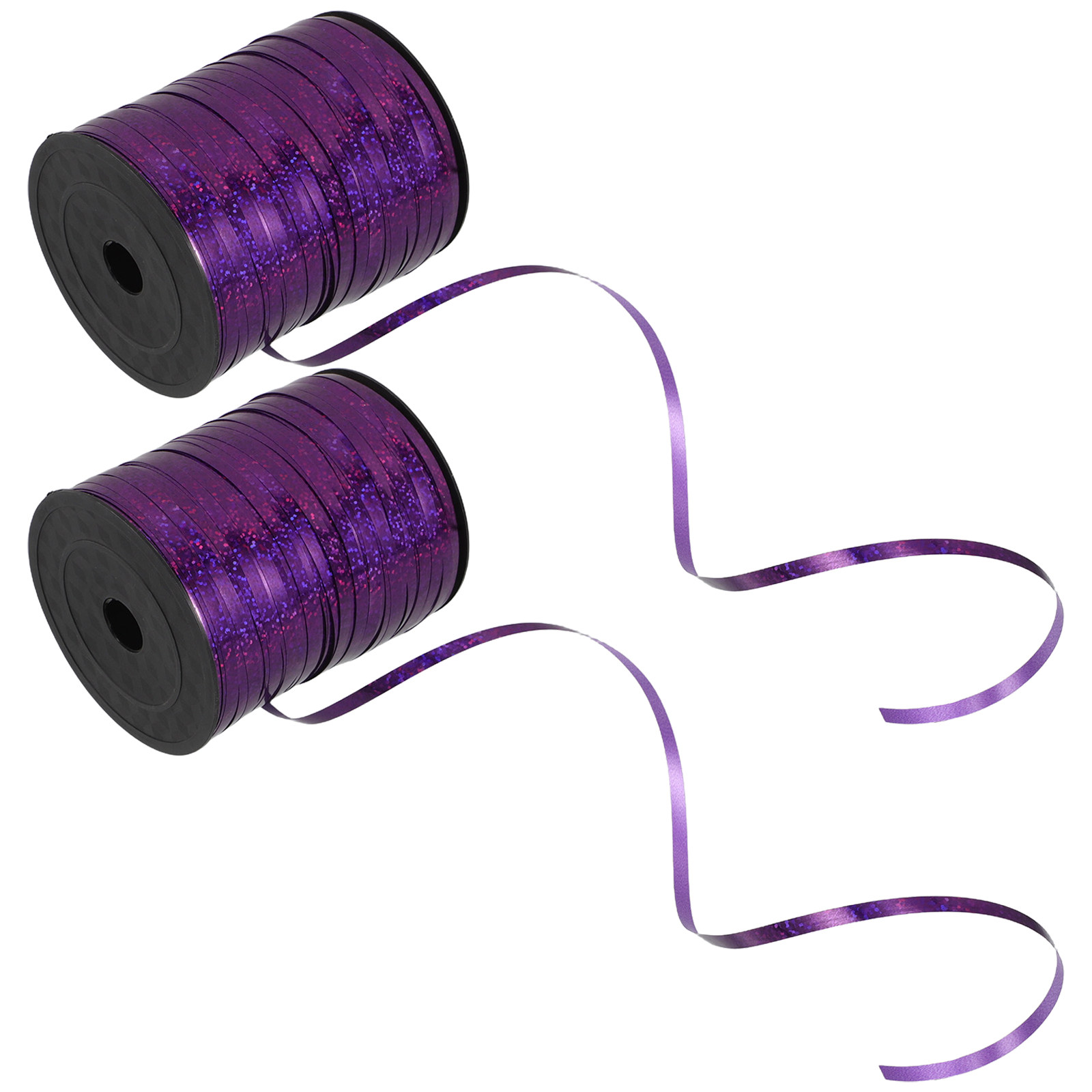 Florist Supply Ribbon - 2Pcs Balloon Ribbon String Shiny Metallic
