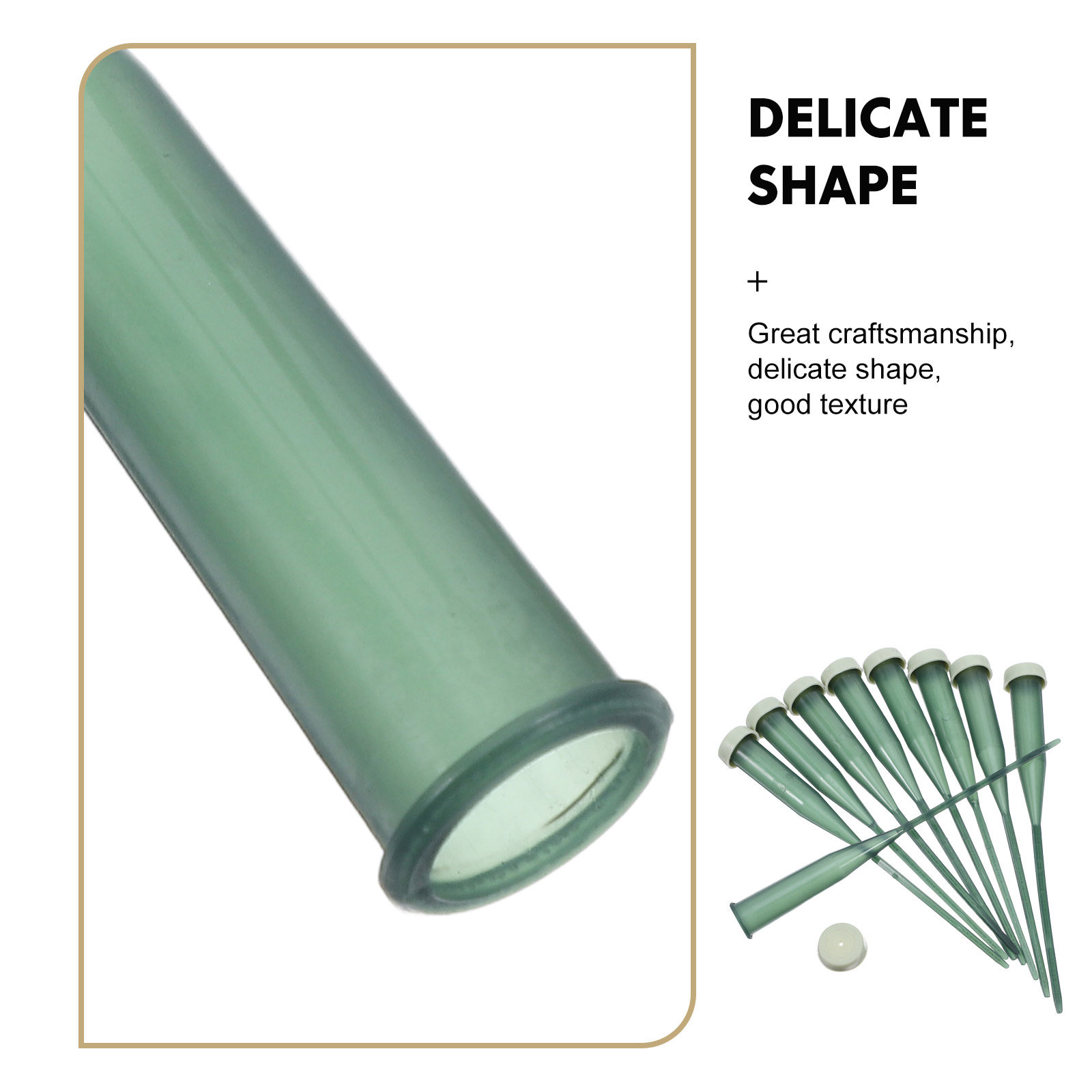 25Pcs Flower Stem Tubes Plasti - Florist Flower Supply review and price