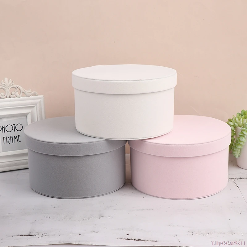 Velvet Round Flowers Box, Flow - Florist Flower Supply review and price