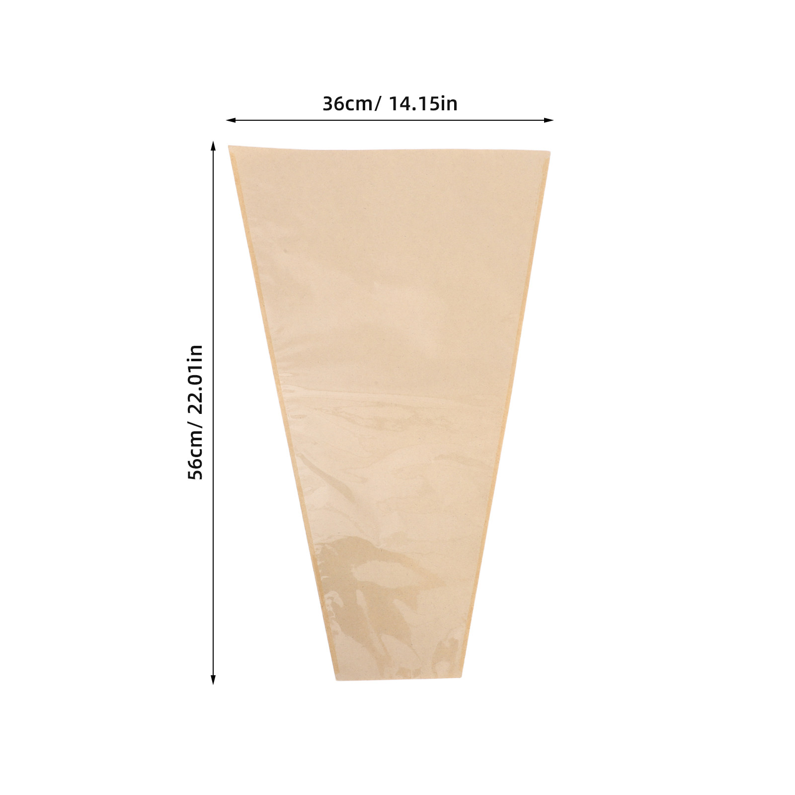 50Pcs Kraft Flower Bags Transp - Flower Wrap Kraft review and price