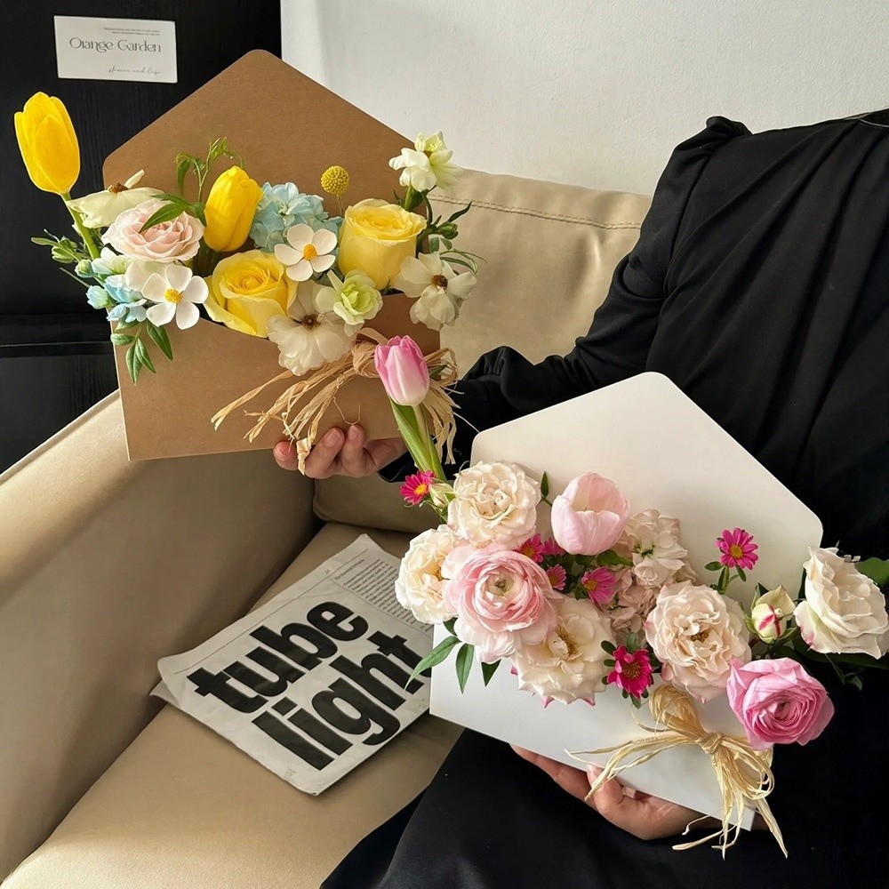 Envelope Shaped Cardboard Flow - Florist Supply Paper review and price