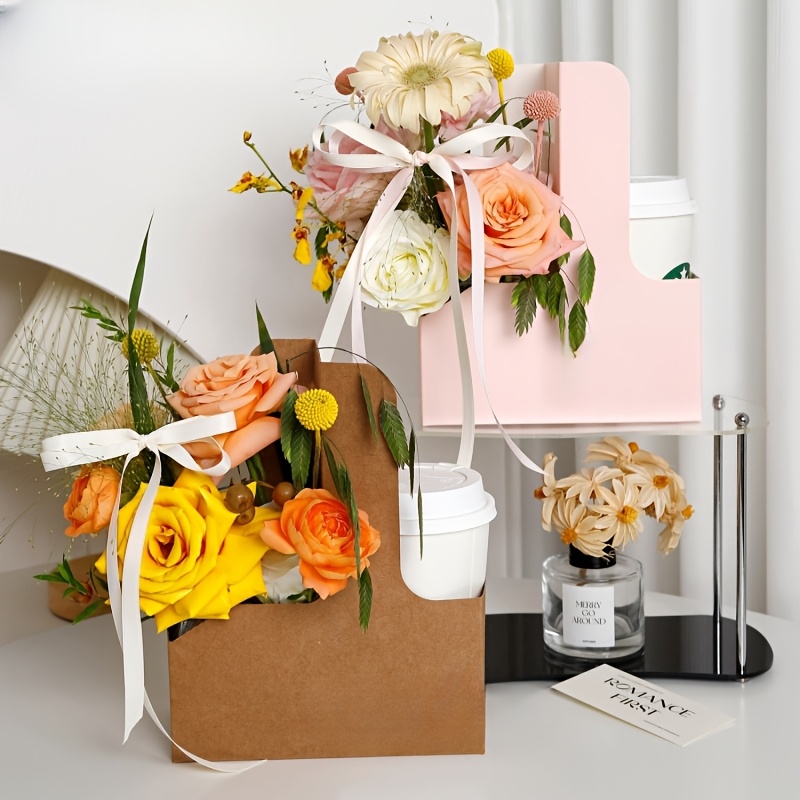 12pcs Pink Kraft Flower Gift B - Flower Wrap Kraft review and price