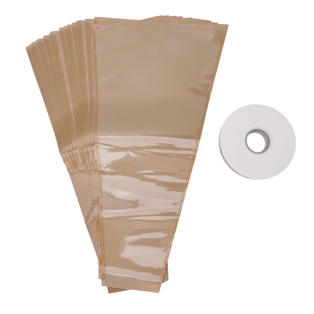 50Pcs DIY Craft Light coffee F - Flower Wrap Kraft review and price